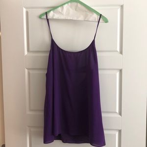 Alice and Olivia purple tank